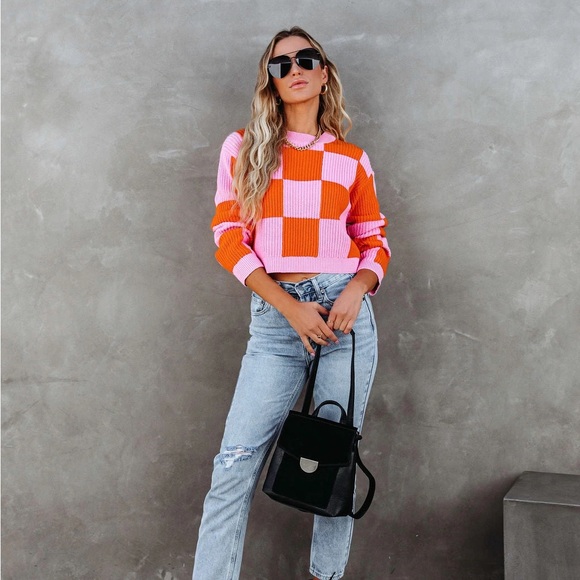 Checkered sweater - Picture 7 of 8